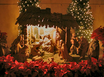 creche at Cathedral of Our Lady of the Angels, Los Angeles, CA